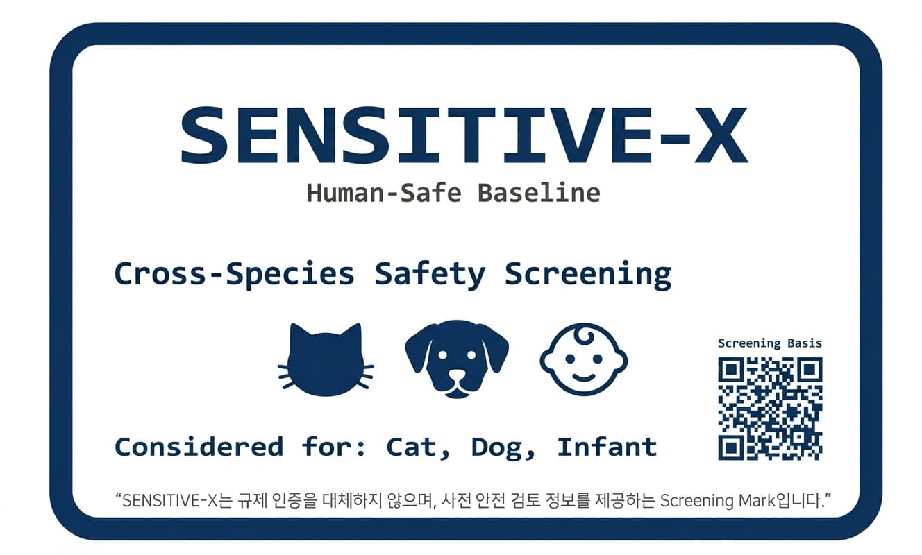 SENSITIVE-X Screening Mark visual preview